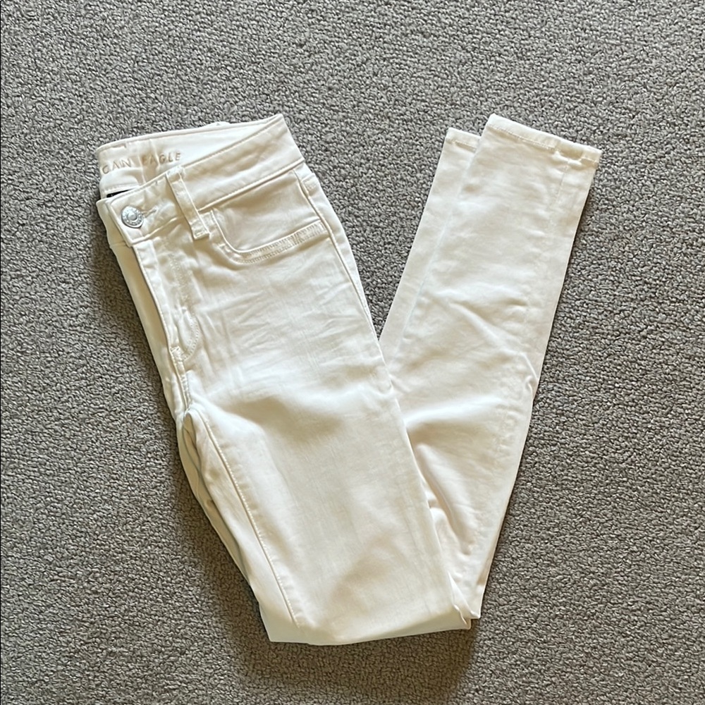 AE White Skinny Jeans